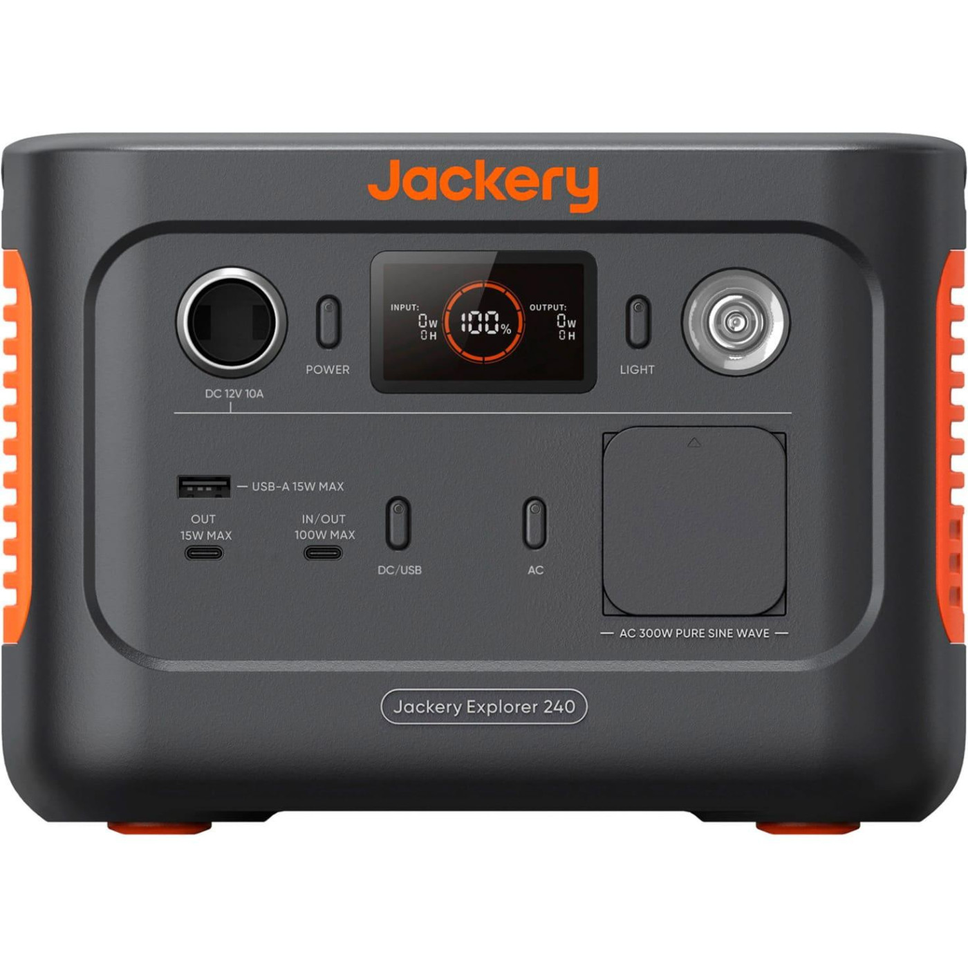 Зарядная станция Jackery Explorer 240V2 / 300 Вт / 256 Вт/ч / LiFePO4 (21-0001-000213) UA