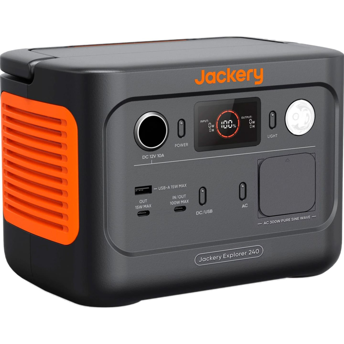 Зарядная станция Jackery Explorer 240V2 / 300 Вт / 256 Вт/ч / LiFePO4 (21-0001-000213) UA