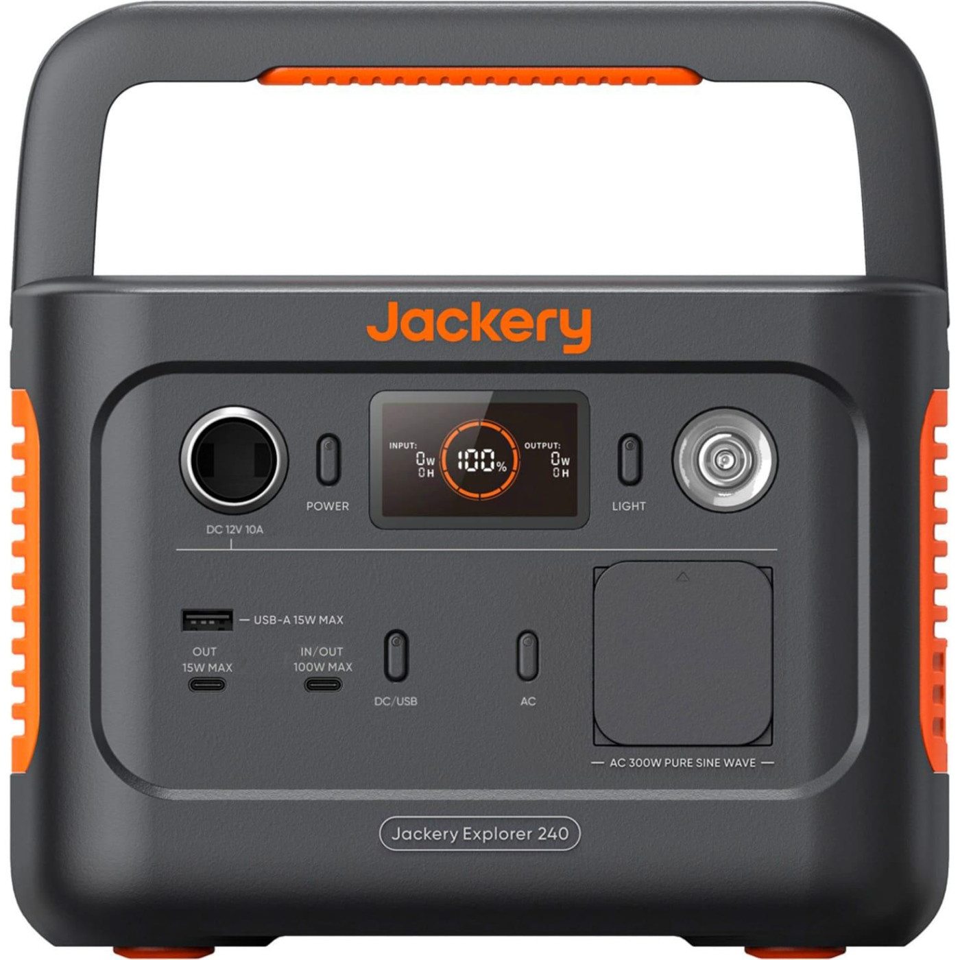 Зарядная станция Jackery Explorer 240V2 / 300 Вт / 256 Вт/ч / LiFePO4 (21-0001-000213) UA