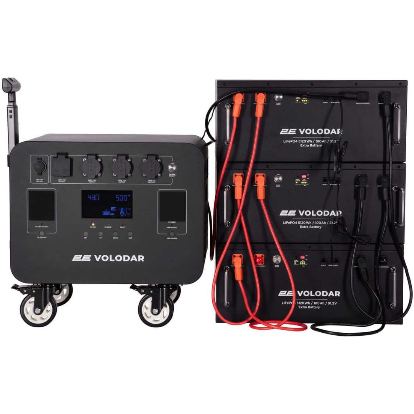 Зарядна станція 2E 2Е Volodar / 5000 Вт / 5120 Вт/ч / LiFePO4 (2E-PPS5051) UA