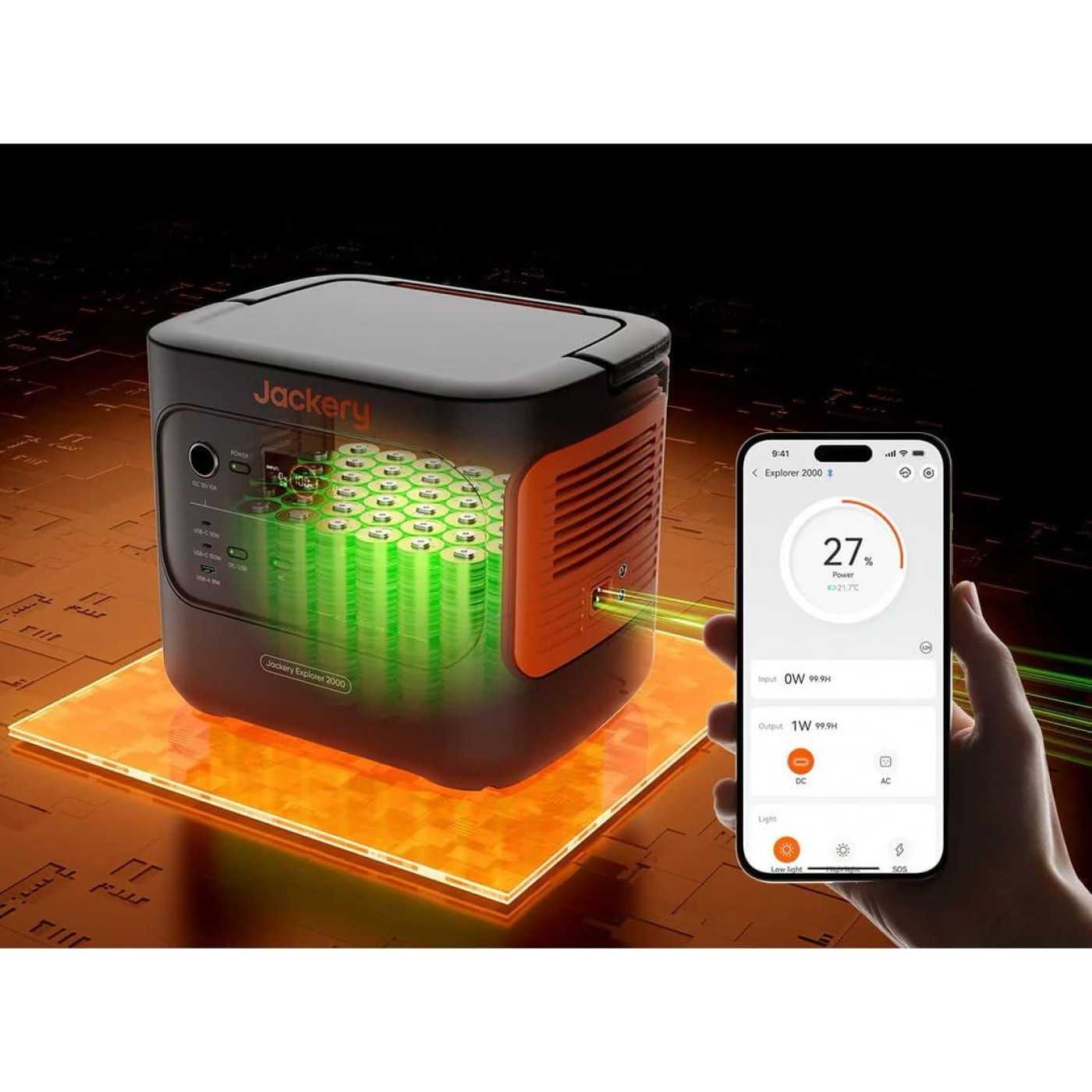Зарядная станция Jackery Explorer 2000 V2 / 2200 Вт / 2042.8 Вт/ч / LiFePO4 (21-0001-000267)