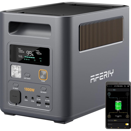 Зарядна станція AFERIY AF-P180 Pro / 1800 Вт / 1024 Вт/ч / LiFePO4 AF-P180 Pro)