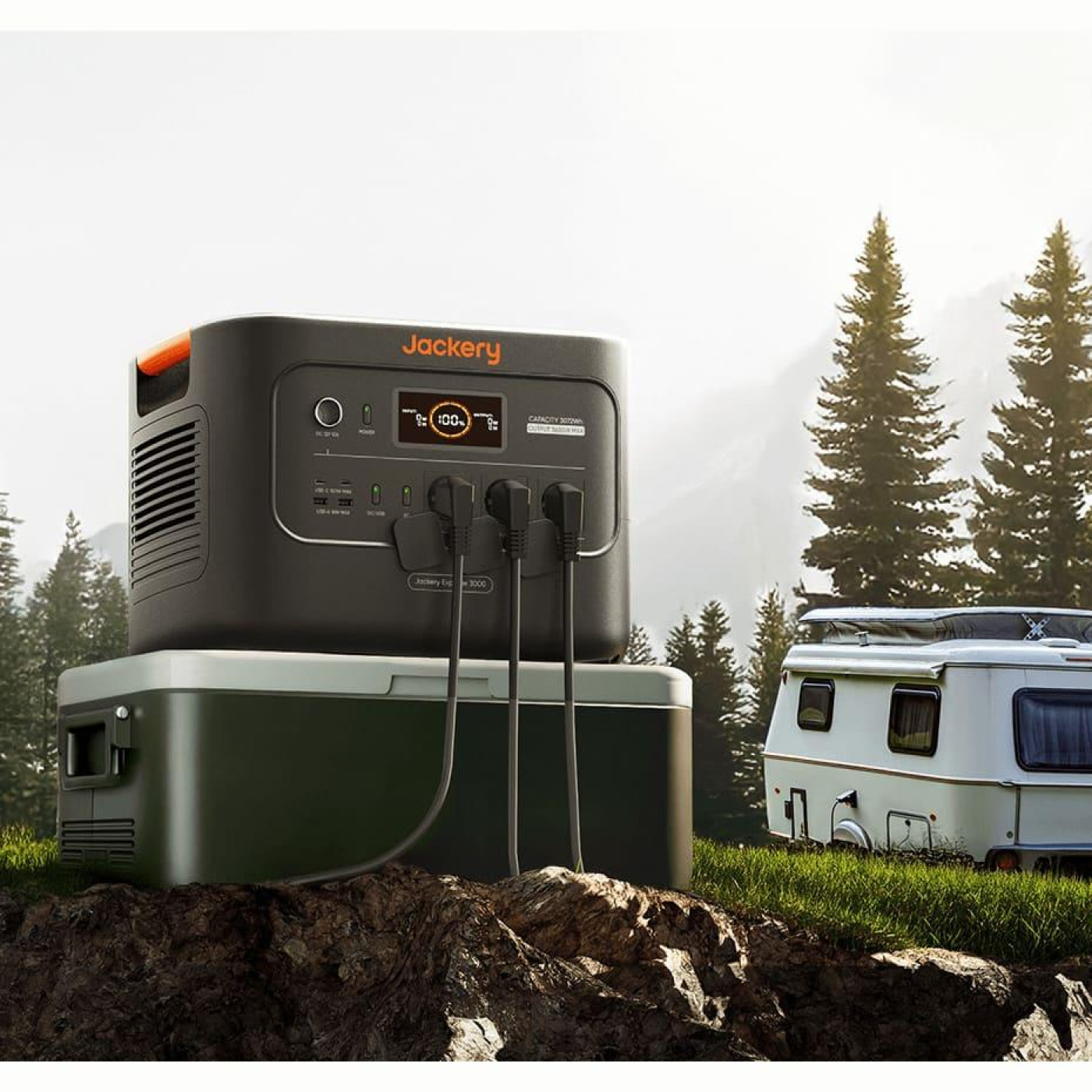 Зарядная станция Jackery Explorer 3000 v2 / 3600 Вт / 3072 Вт/ч / LiFePO4 (21-0001-000312)