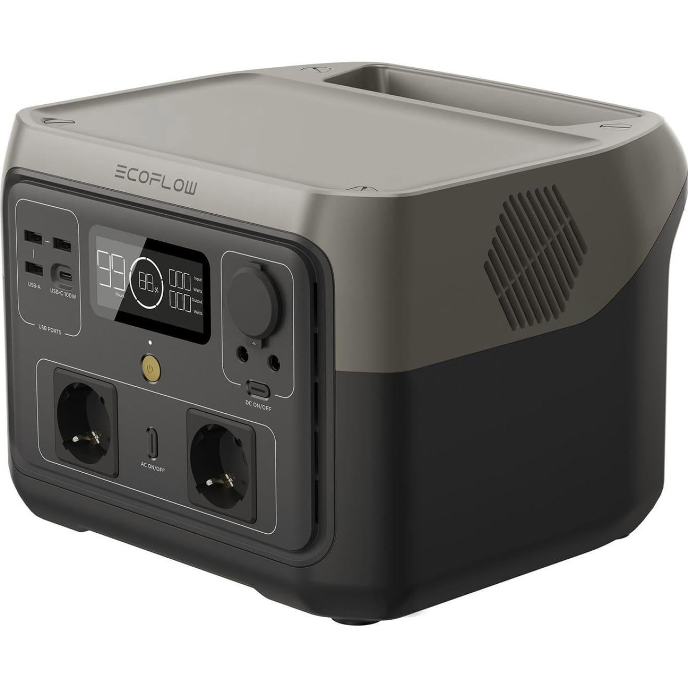 Зарядна станція EcoFlow RIVER 2 Max / 500 Вт / 512 Вт/ч / LiFePO4 (ZMR610-B-EU) UA