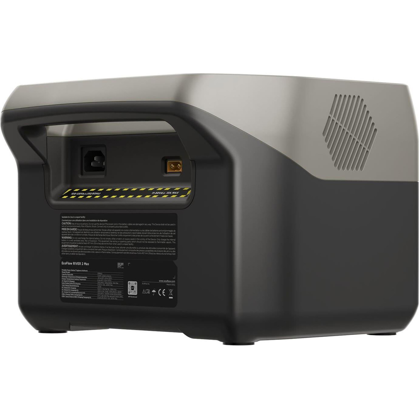 Зарядна станція EcoFlow RIVER 2 Max / 500 Вт / 512 Вт/ч / LiFePO4 (ZMR610-B-EU) UA