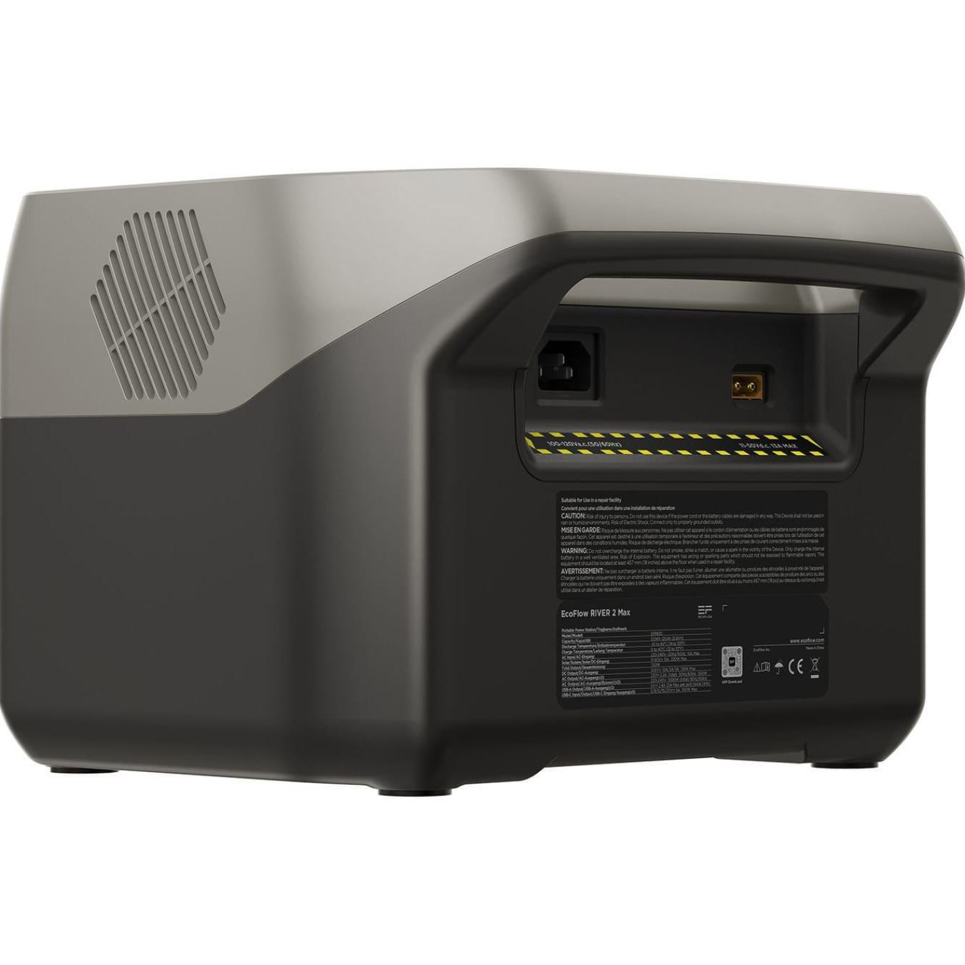 Зарядна станція EcoFlow RIVER 2 Max / 500 Вт / 512 Вт/ч / LiFePO4 (ZMR610-B-EU) UA