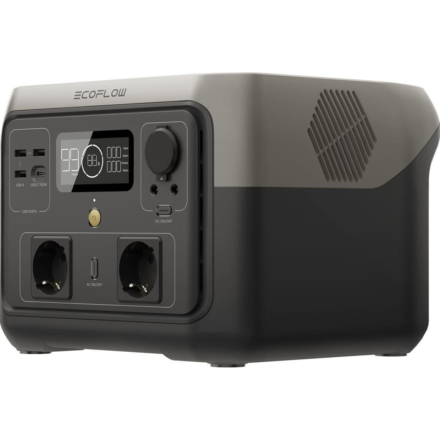 Зарядна станція EcoFlow RIVER 2 Max / 500 Вт / 512 Вт/ч / LiFePO4 (ZMR610-B-EU) UA