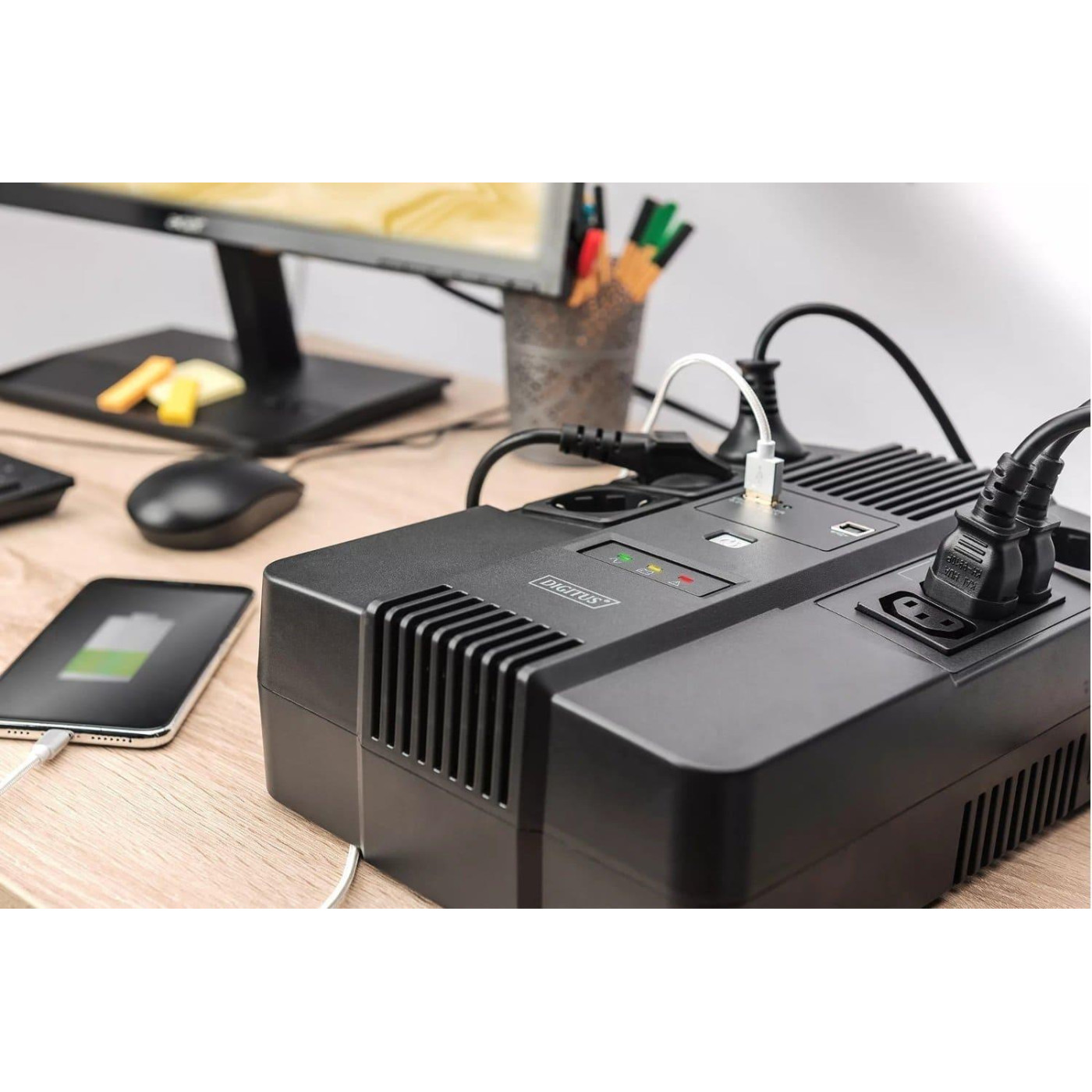 Источник бесперебойного питания Digitus 800 ВА / 480 Вт / 9 А*ч (DN-170111)