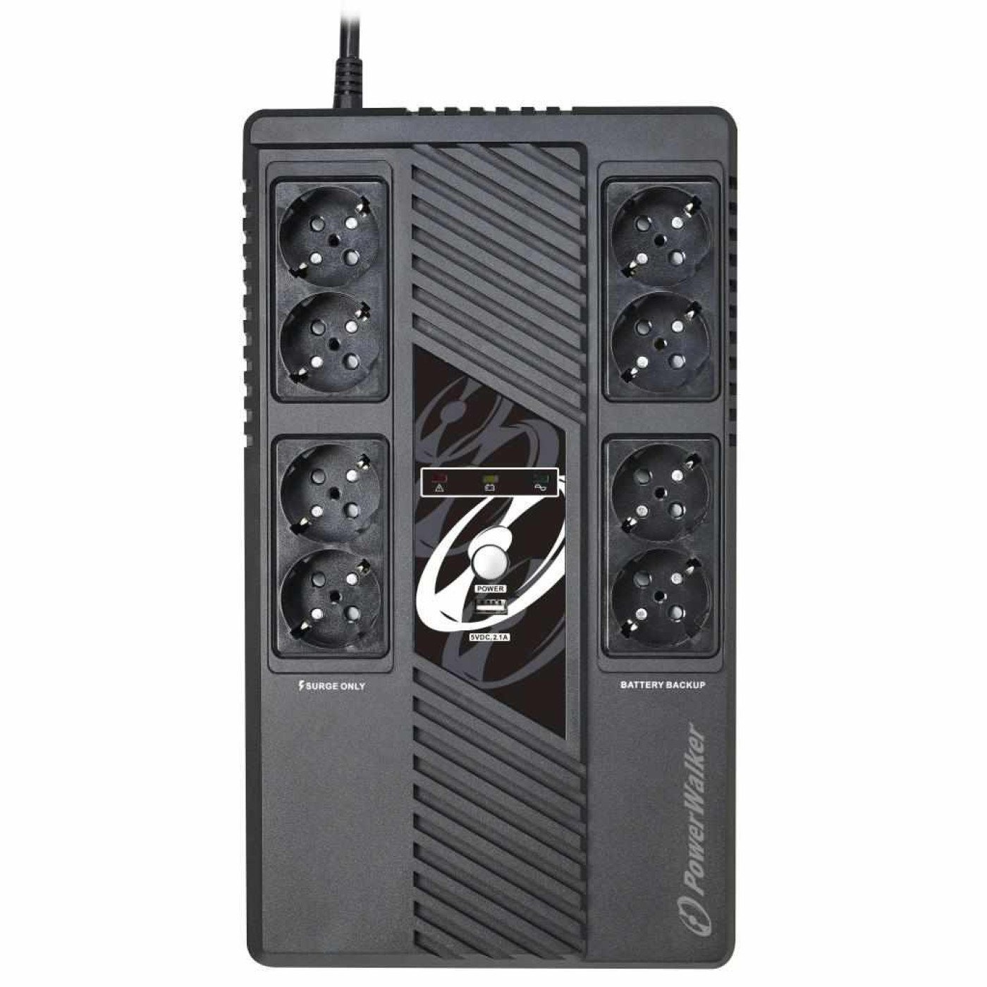 Источник бесперебойного питания PowerWalker 1000 ВА / 600 Вт / 9 А*ч (10121162)