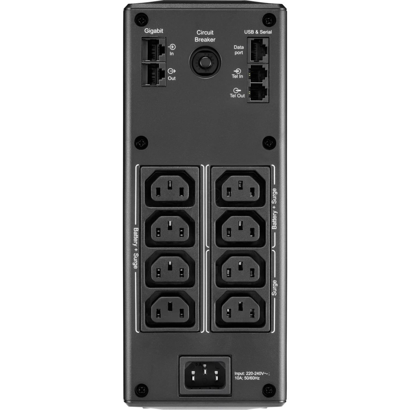 Источник бесперебойного питания APC 1300 ВА / 780 Вт / 7.2 А*ч (BR1300MI)