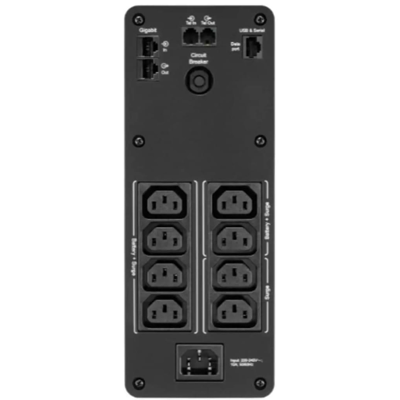 Источник бесперебойного питания APC 1200 ВА / 720 Вт / 9 А*ч (BR1200SI)