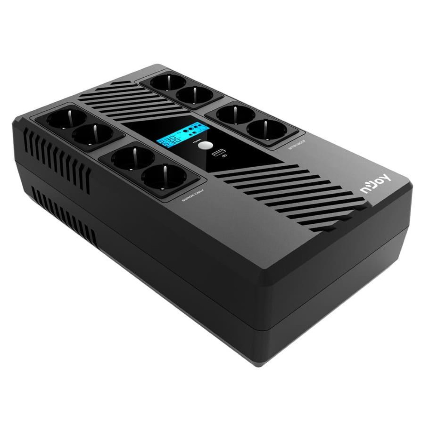 Источник бесперебойного питания Njoy 800 ВА / 600 Вт / 9 А*ч (UPCSBLS680TTOAZ01B)