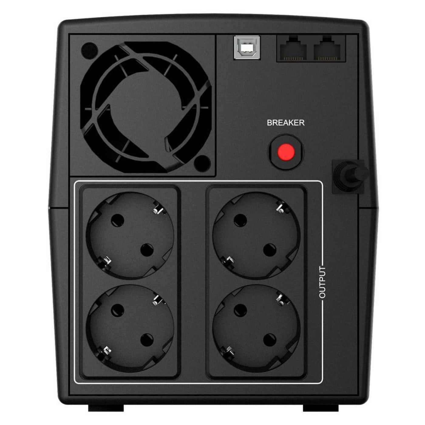 Источник бесперебойного питания Njoy 1000 ВА / 600 Вт / 7 А*ч (Keen 1000 USB)