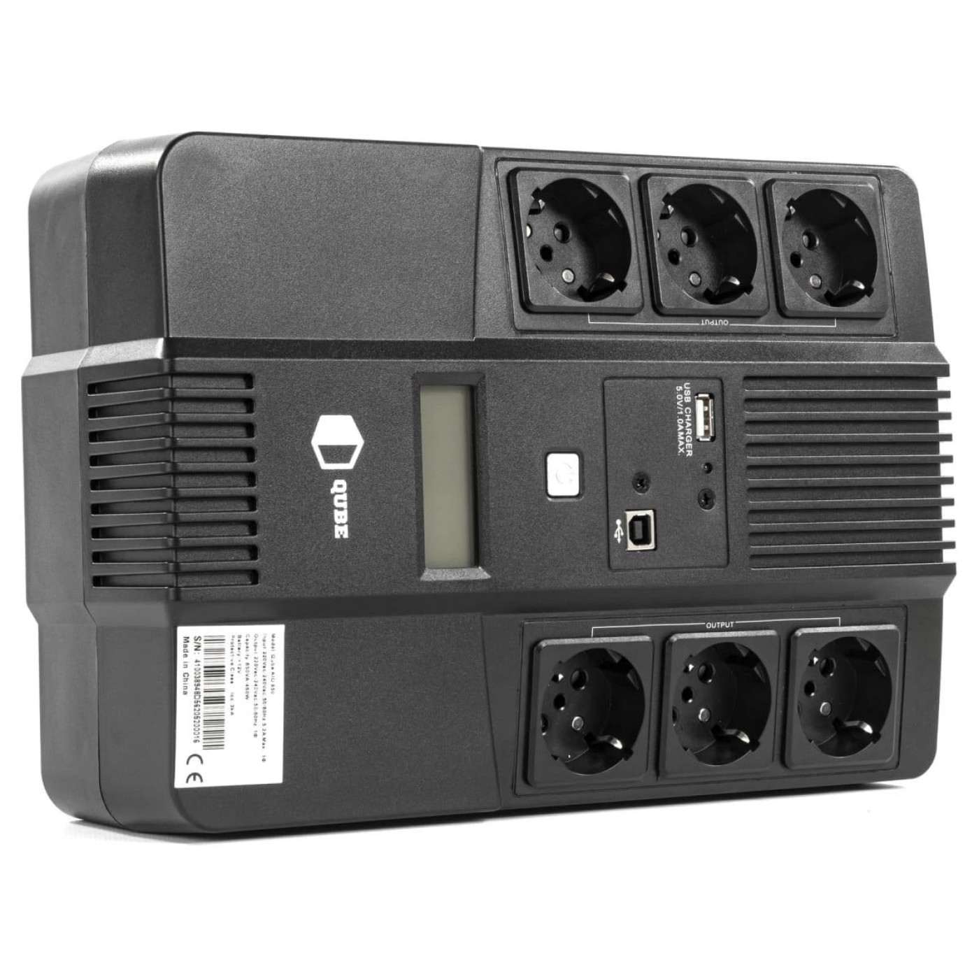 Источник бесперебойного питания QUBE / 650 ВА / 360 Вт / 7 А*ч (QBAIO650)