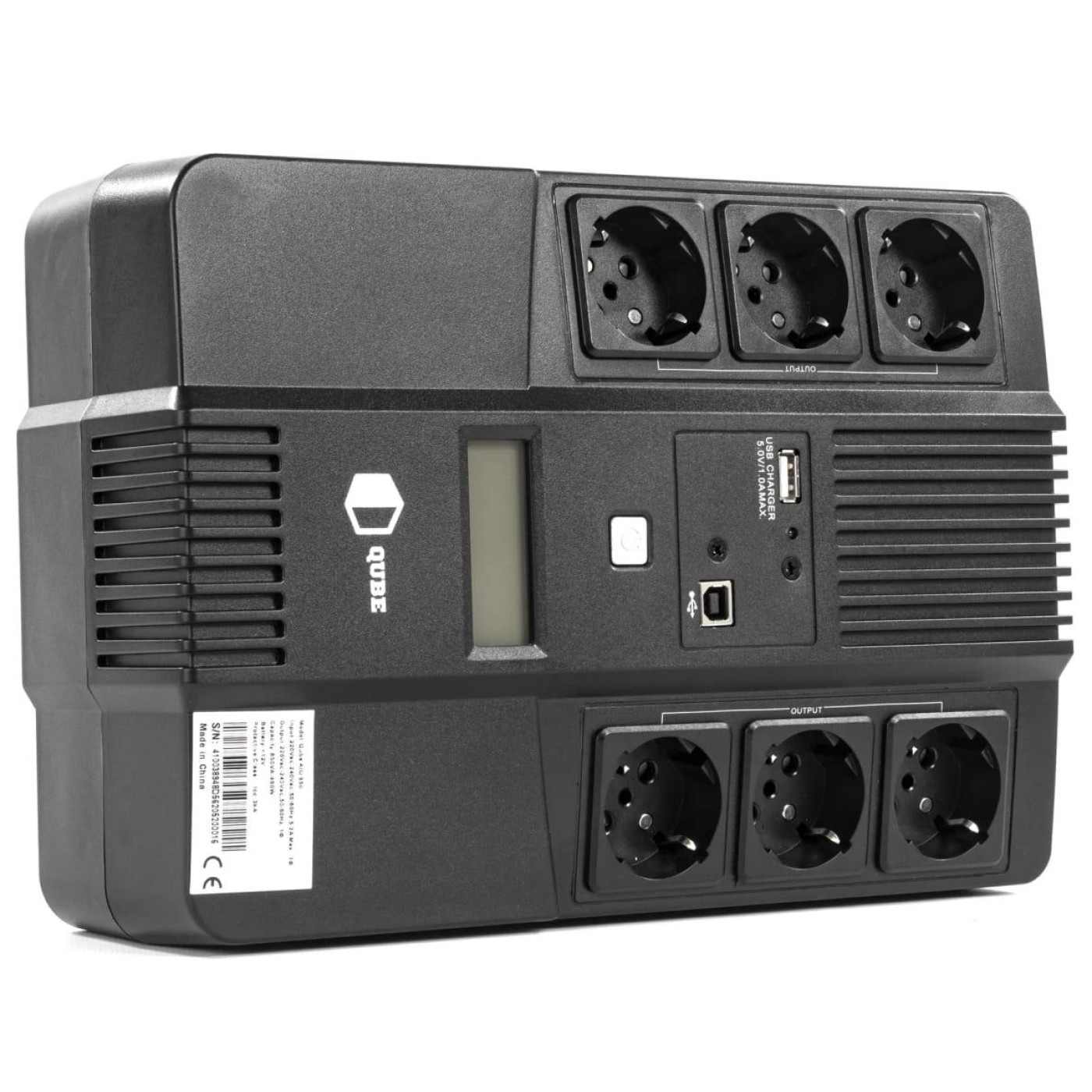 Источник бесперебойного питания QUBE / 850 ВА / 480 Вт / 9 А*ч (QBAIO850)