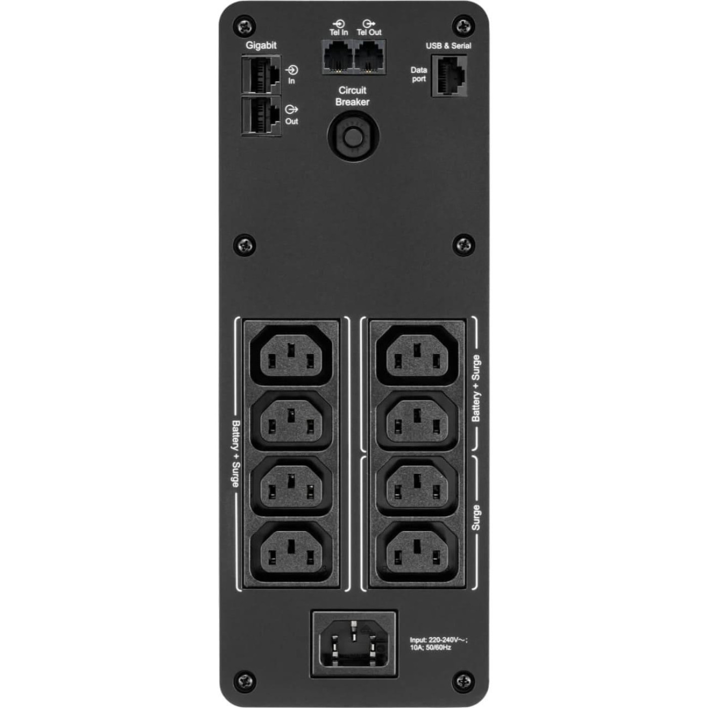 Источник бесперебойного питания APC 1600 ВА / 960 Вт / 9 А*ч (BR1600SI)