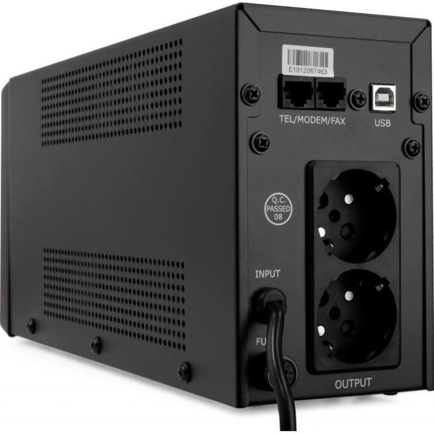 Джерело безперебійного живлення Vinga 600 ВА / 360 Вт / 7 А*ч (VPC-600MU)