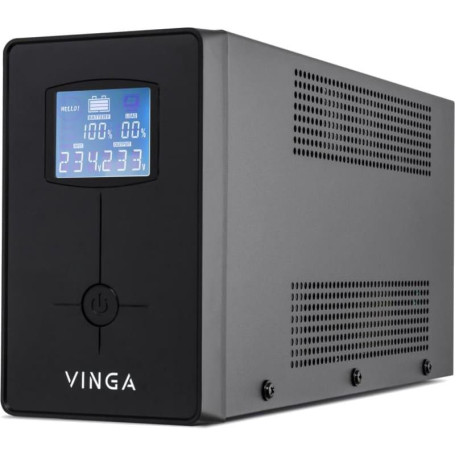 Источник бесперебойного питания Vinga 1200 ВА / 720 Вт / 7 А*ч (VPC-1200PRM3)