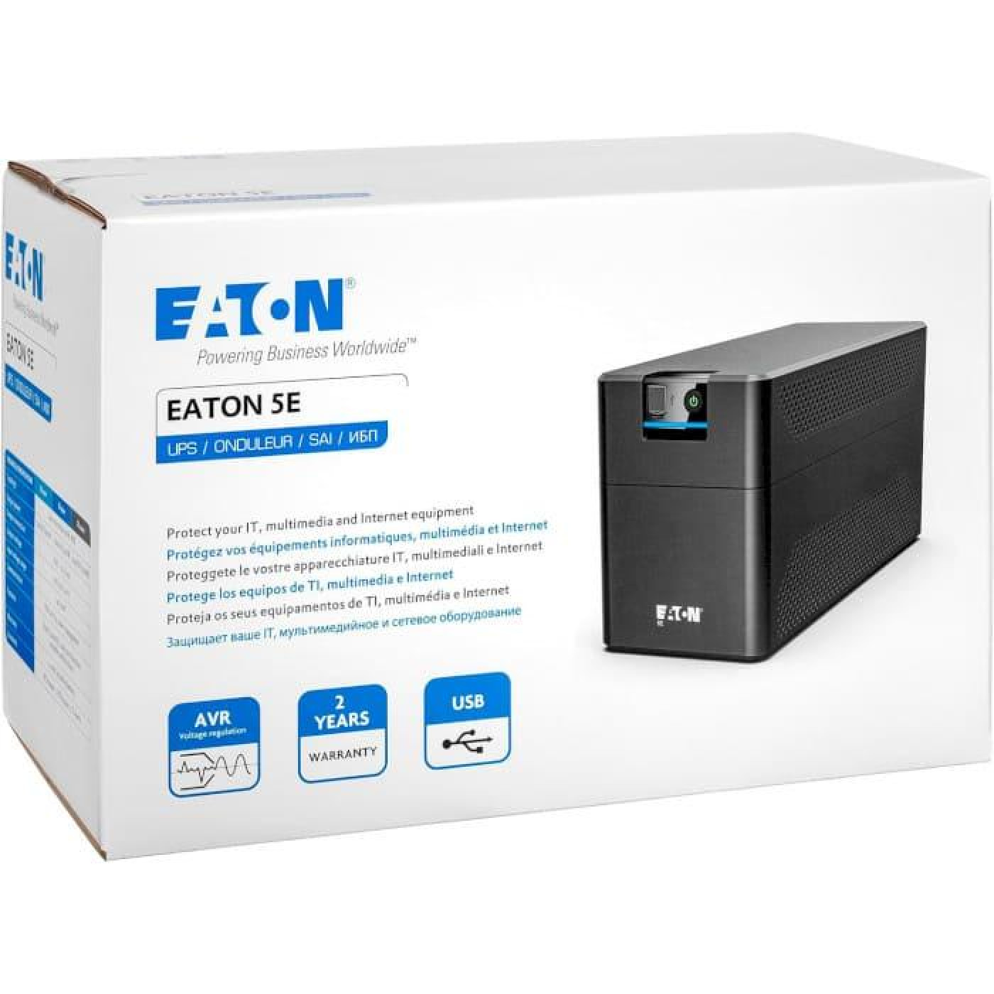Источник бесперебойного питания Eaton 900 ВА / 480 Вт / 9 А*ч (5E900UD)