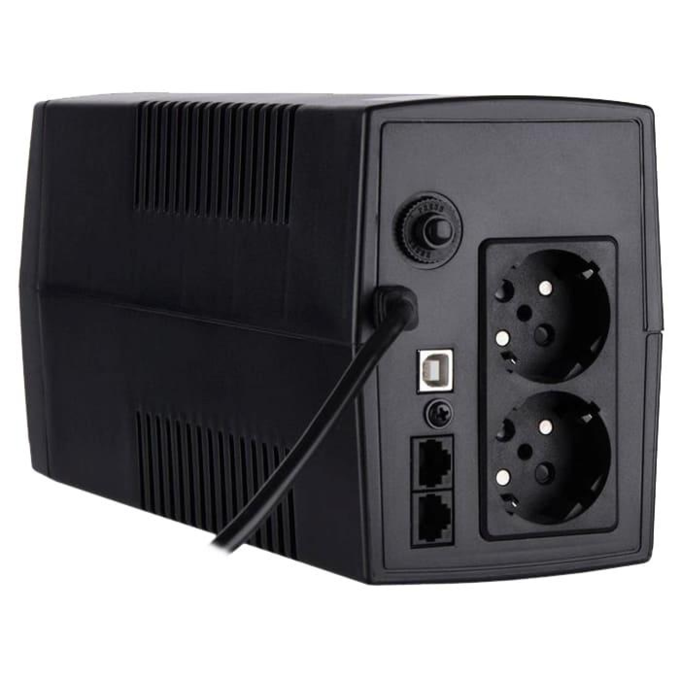 Джерело безперебійного живлення Vinga 600 ВА / 360 Вт / 7 А*ч (VPC-600PU)