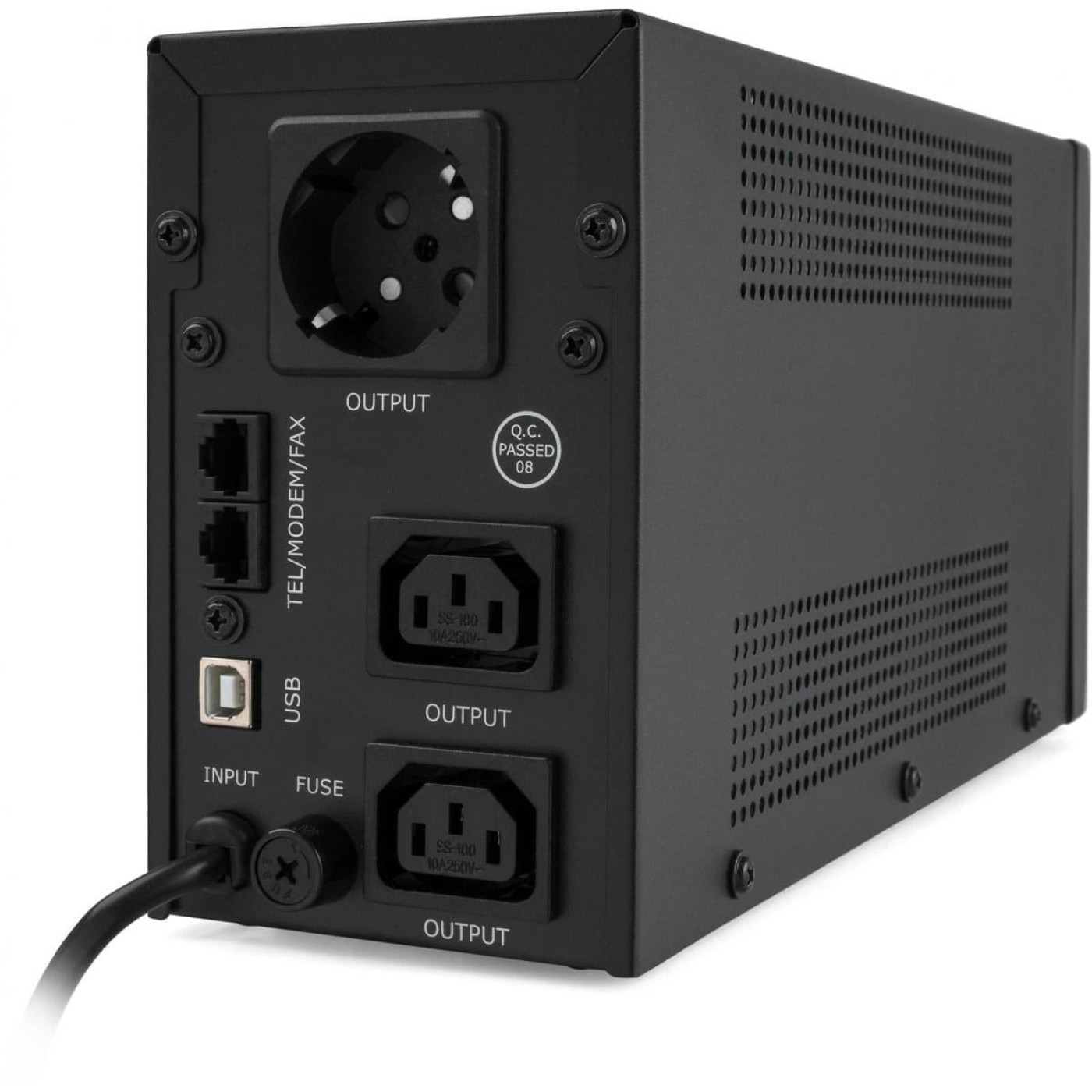 Джерело безперебійного живлення Vinga 650 ВА / 360 Вт / 7 А*ч (VPE-650PRMU)