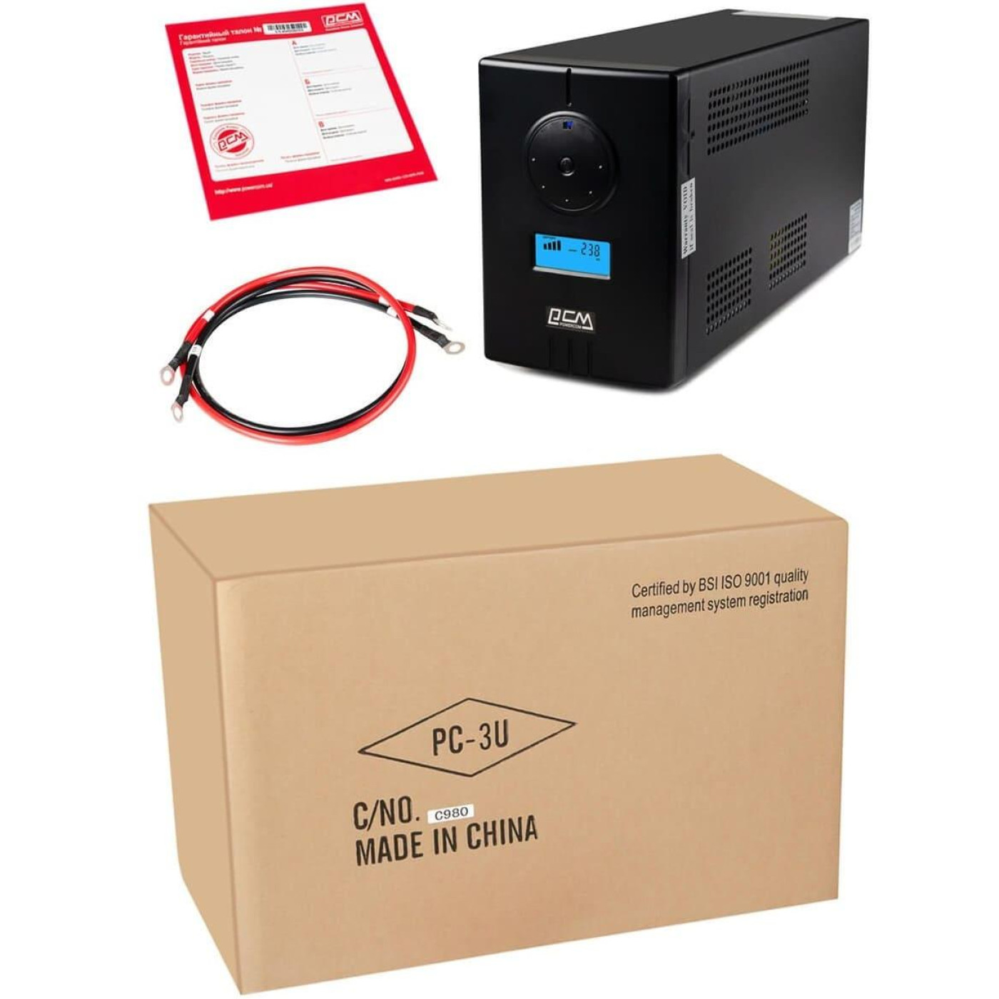 Источник бесперебойного питания Powercom 1100 ВА / 770 Вт / Без АКБ (INF-1100)