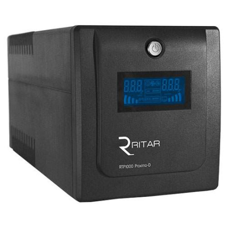 Источник бесперебойного питания Ritar 1000 ВА / 600 Вт / 7 А*ч (RTP1000D)