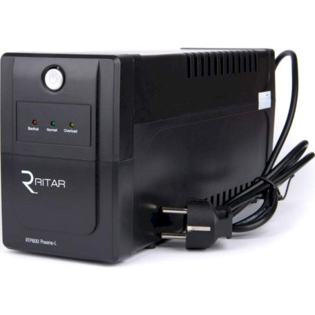 Джерело безперебійного живлення Ritar 600 ВА / 360 Вт / 7 А*ч (RTP600L-U)