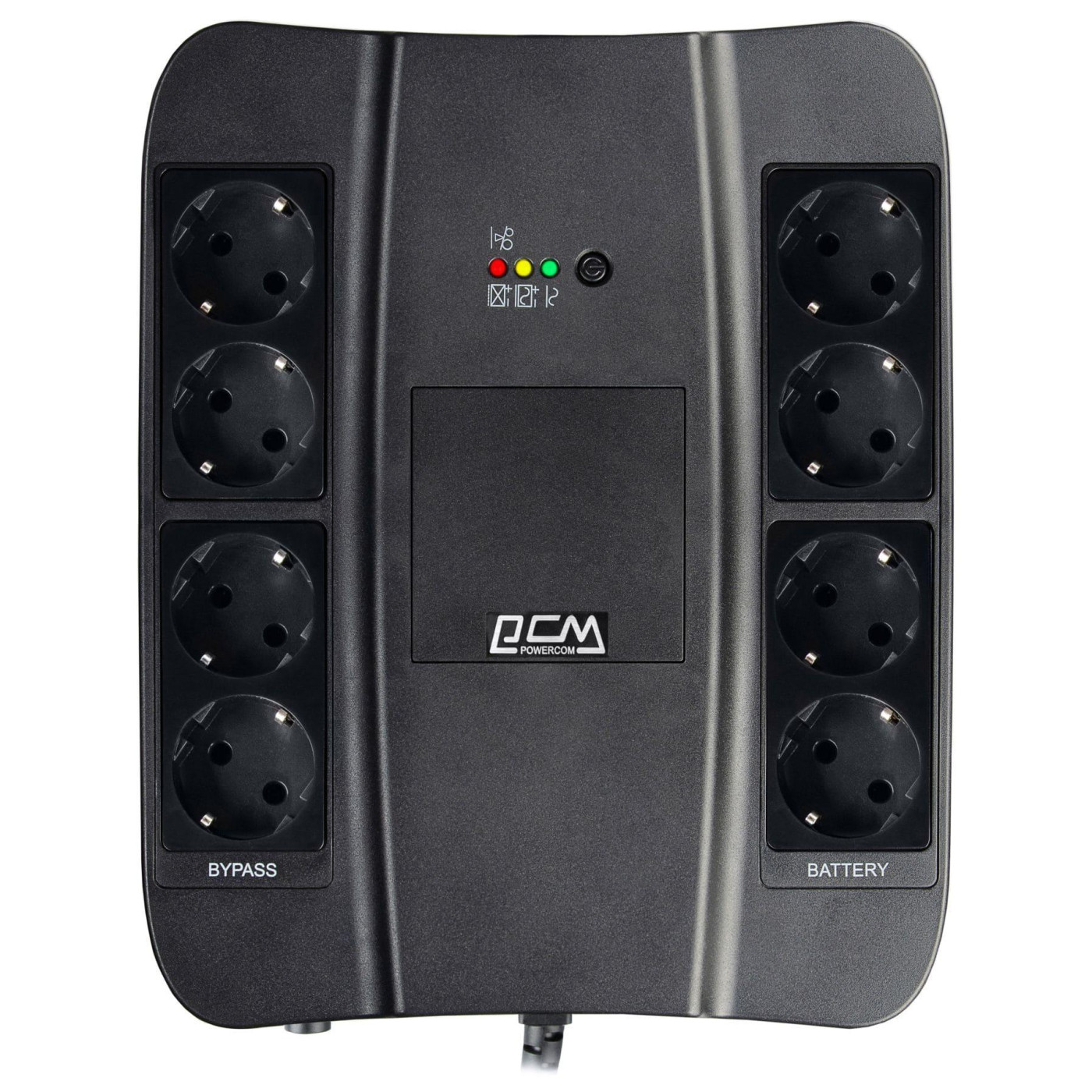 Источник бесперебойного питания Powercom 850 ВА / 510 Вт / 9 А*ч (SPD.850U.USB)