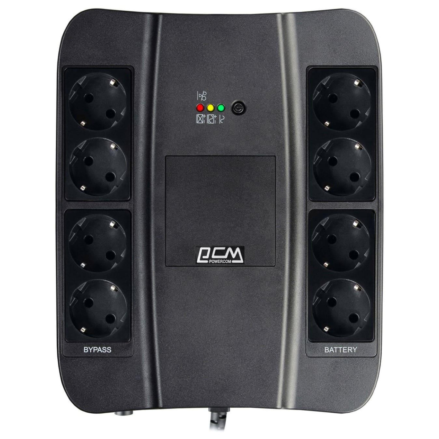 Источник бесперебойного питания Powercom 650 ВА / 390 Вт / 7.2 А*ч (SPD650N)