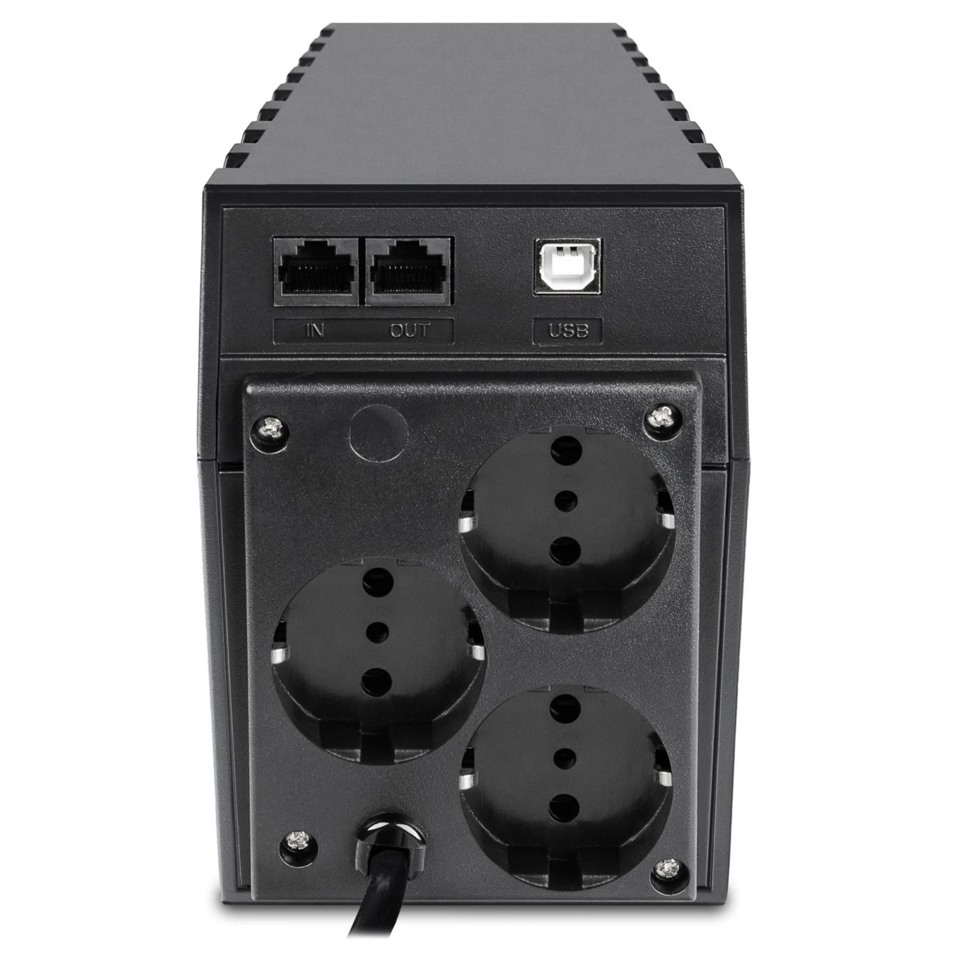 Источник бесперебойного питания Powercom 600 ВА / 360 Вт / 7.2 А*ч (RPT-600AP Schuko)
