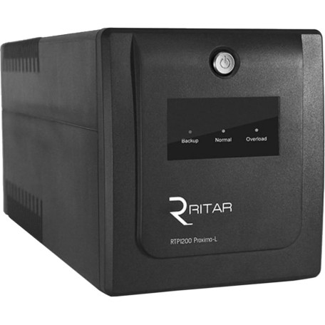 Источник бесперебойного питания Ritar 1200 ВА / 1200 Вт / 7 А*ч (RTP1200L)