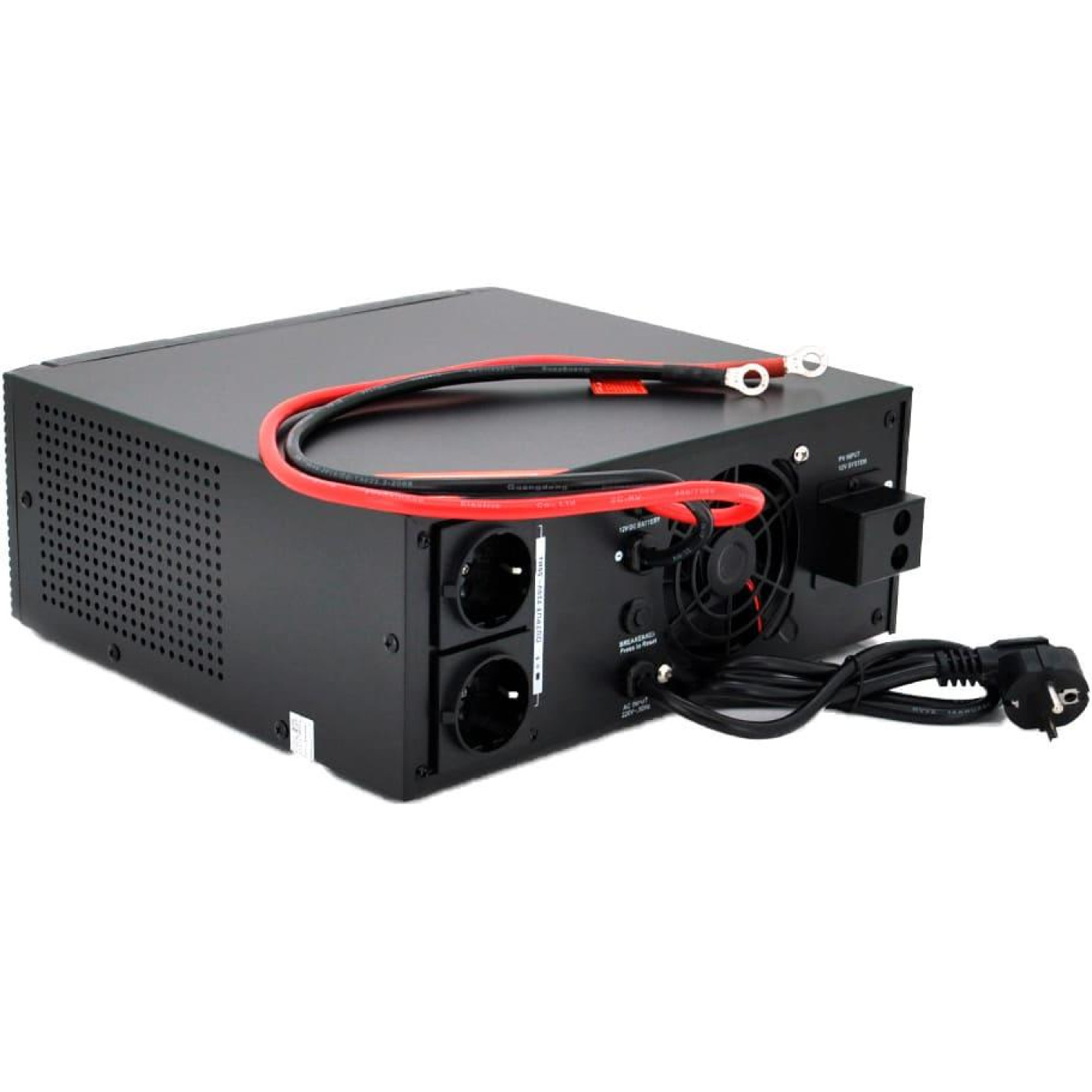 Источник бесперебойного питания Brazzers BRZ-SOLAR-800, 800VA / 640W, 12V, ток заряда 10 / 20A, i (BRZ-SOLAR-800)