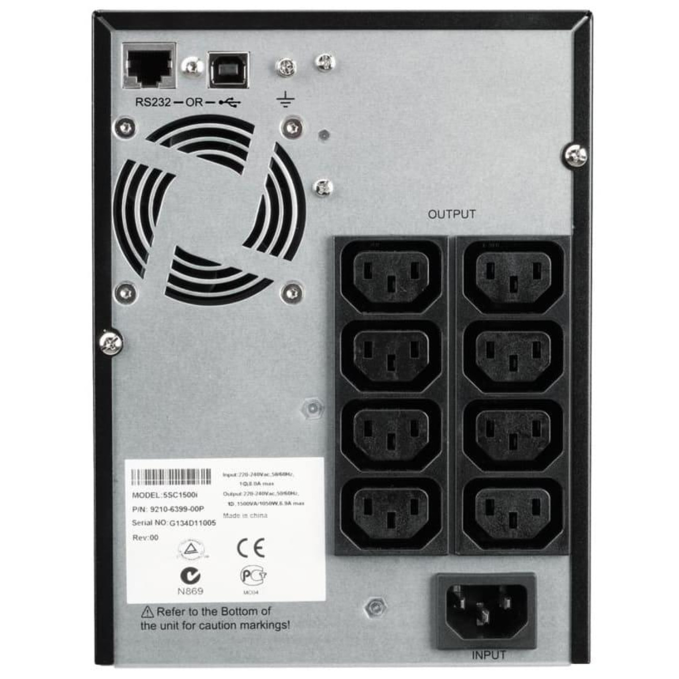 Источник бесперебойного питания Eaton 1500 ВА / 1050 Вт / 9 А*ч (5SC1500I)