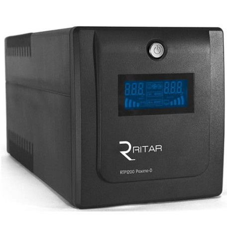 Источник бесперебойного питания Ritar 1200 ВА / 720 Вт / 7 А*ч (RTP1200D)