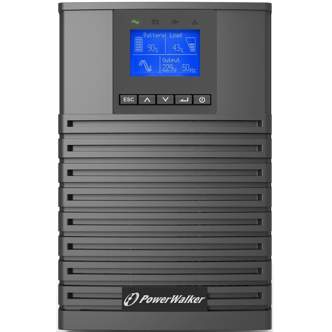 Источник бесперебойного питания PowerWalker 1500 ВА / 1500 Вт / 9 А*ч (10122193)