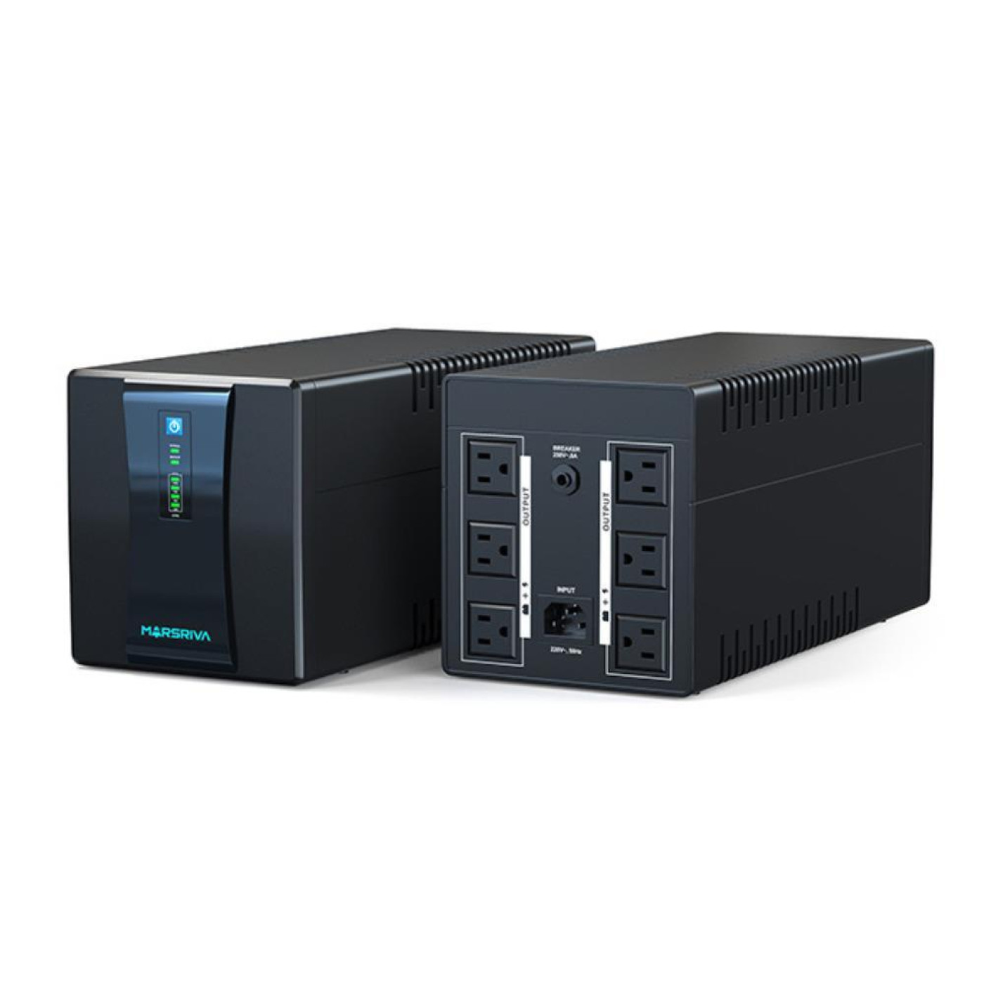 Источник бесперебойного питания Marsriva 1200 ВА / 720 Вт / 7.5 А*ч (MR-UF1200)