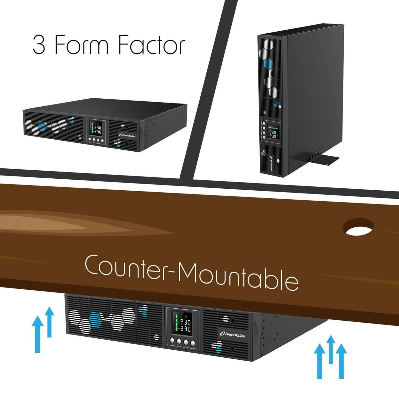 Джерело безперебійного живлення PowerWalker 3000 ВА / 2700 Вт / 9 А*ч (10121193)