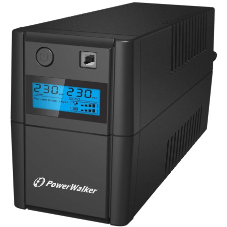 Источник бесперебойного питания PowerWalker 850 ВА / 480 Вт / 9 А*ч (10120096)