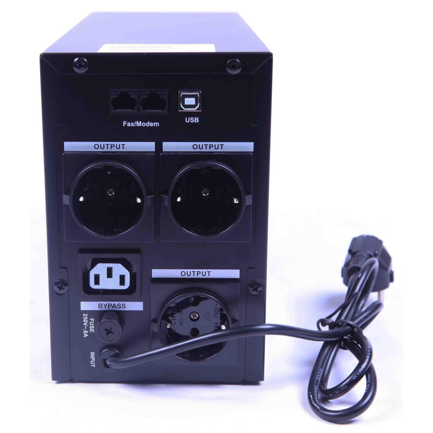 Джерело безперебійного живлення SVC 1500 ВА / 900 Вт / 9 А*ч (VP-1500-LCD)