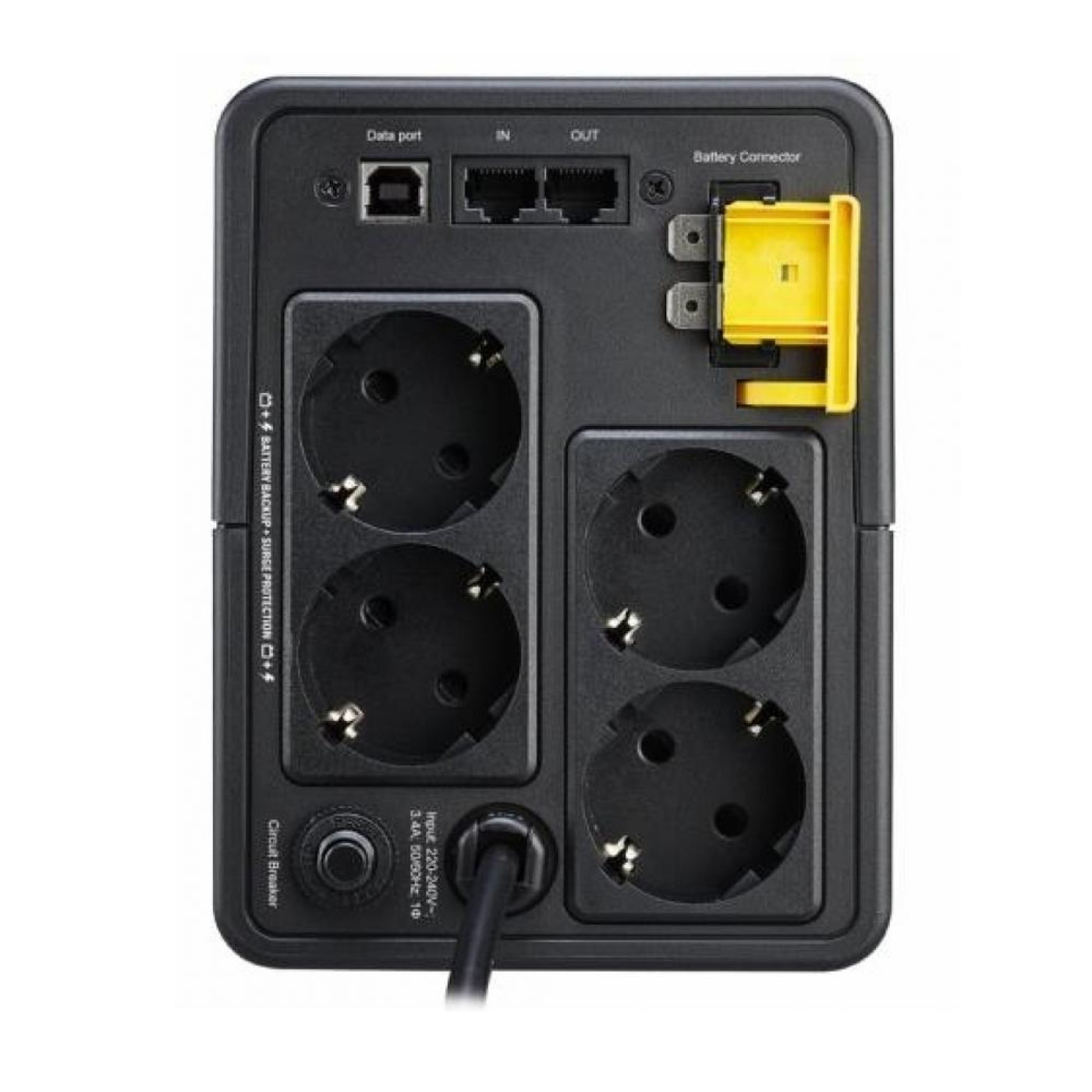 Источник бесперебойного питания APC 750 ВА / 410 Вт / 9 А*ч (BX750MI-GR)