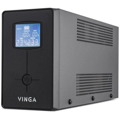 Источник бесперебойного питания Vinga 1200 ВА / 720 Вт / 7 А*ч (VPC-1200M)
