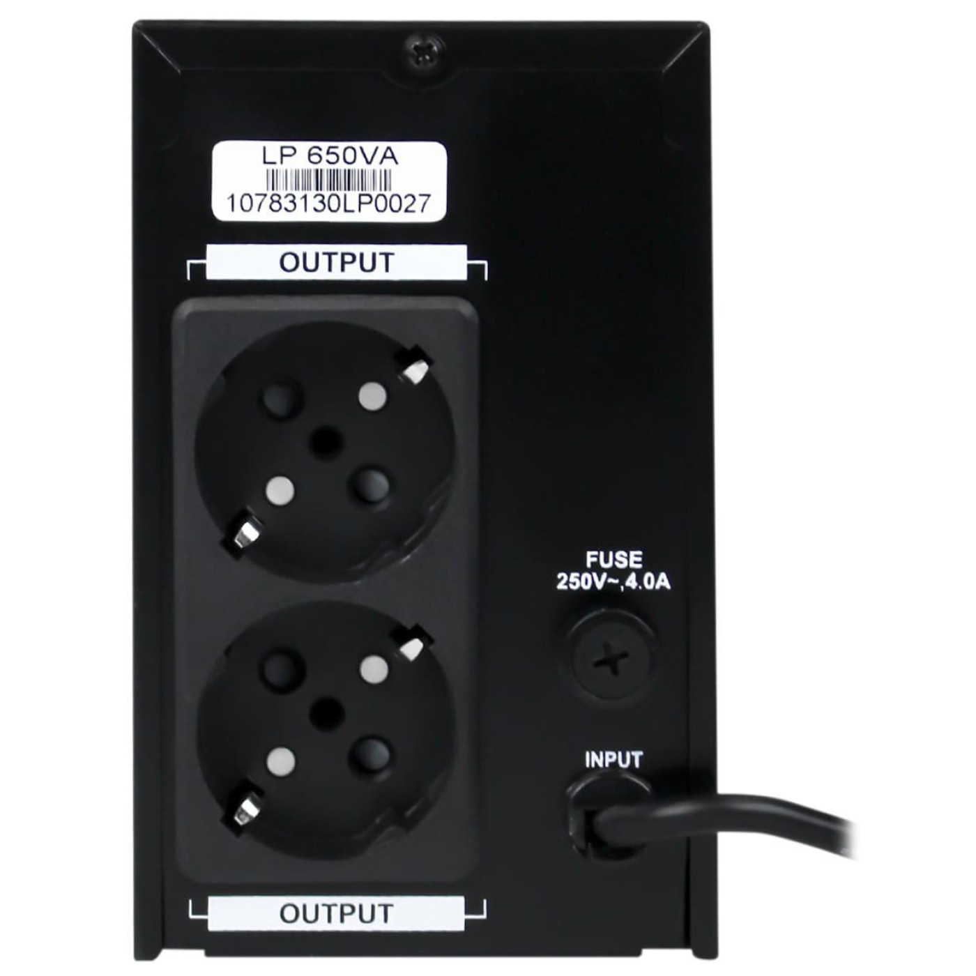 Источник бесперебойного питания LogicPower 650 ВА / 390 Вт / 7.5 А*ч (00001078)