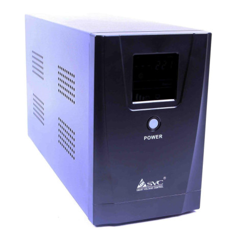 Источник бесперебойного питания SVC 1000 ВА / 600 Вт / 9 А*ч (VP-1000-LCD)
