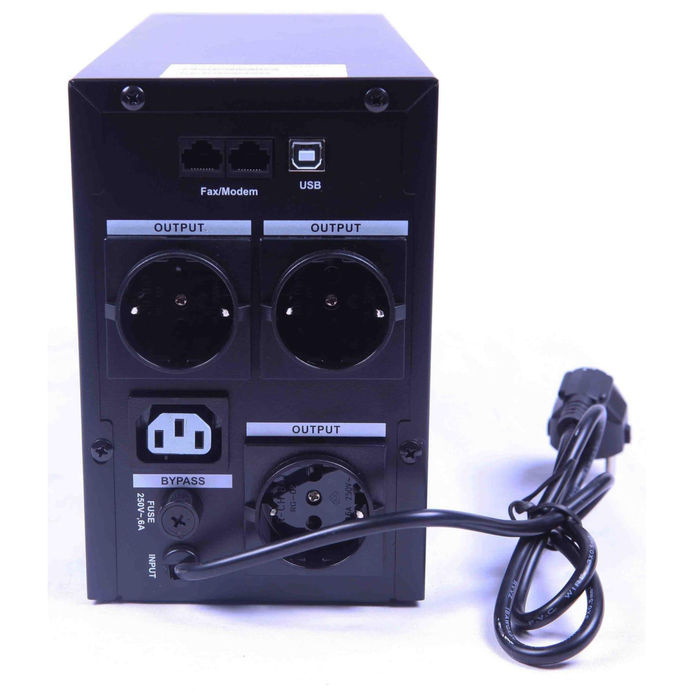 Джерело безперебійного живлення SVC 1250 ВА / 750 Вт / 7.5 А*ч (VP-1250-LCD)