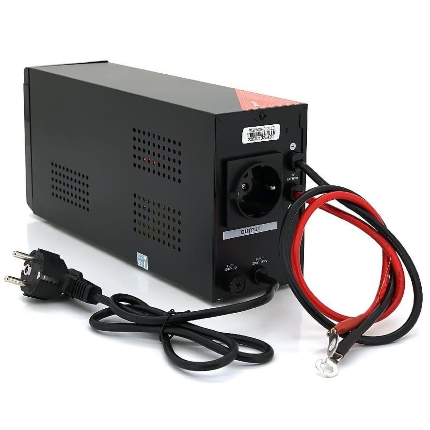 Источник бесперебойного питания Ritar RTSW-600ND12 LCD 600 ВА / 360 Вт / 20 А*ч (RTSW-600ND12/28948)