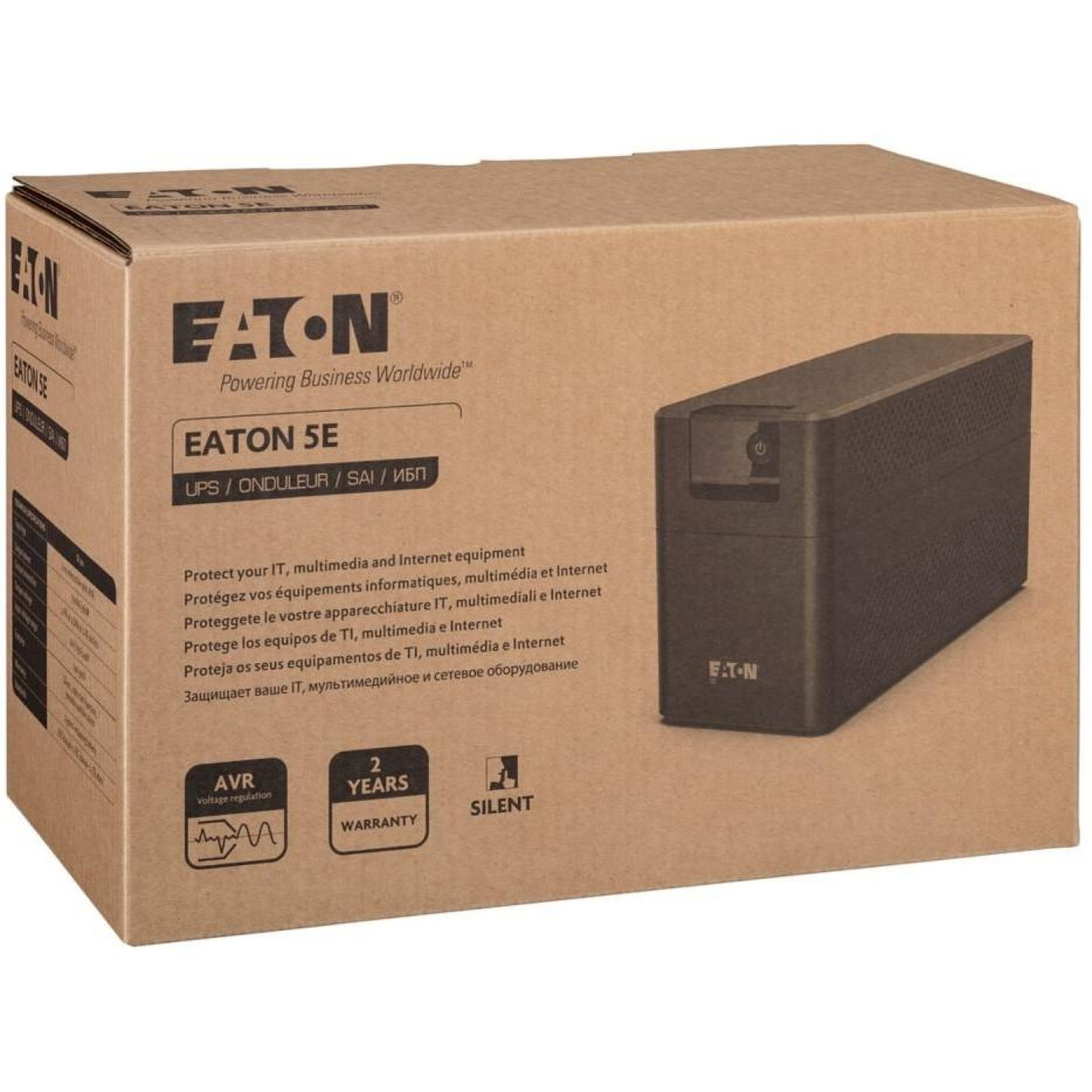 Джерело безперебійного живлення Eaton 700 ВА / 360 Вт / 9 А*ч (5E700D)