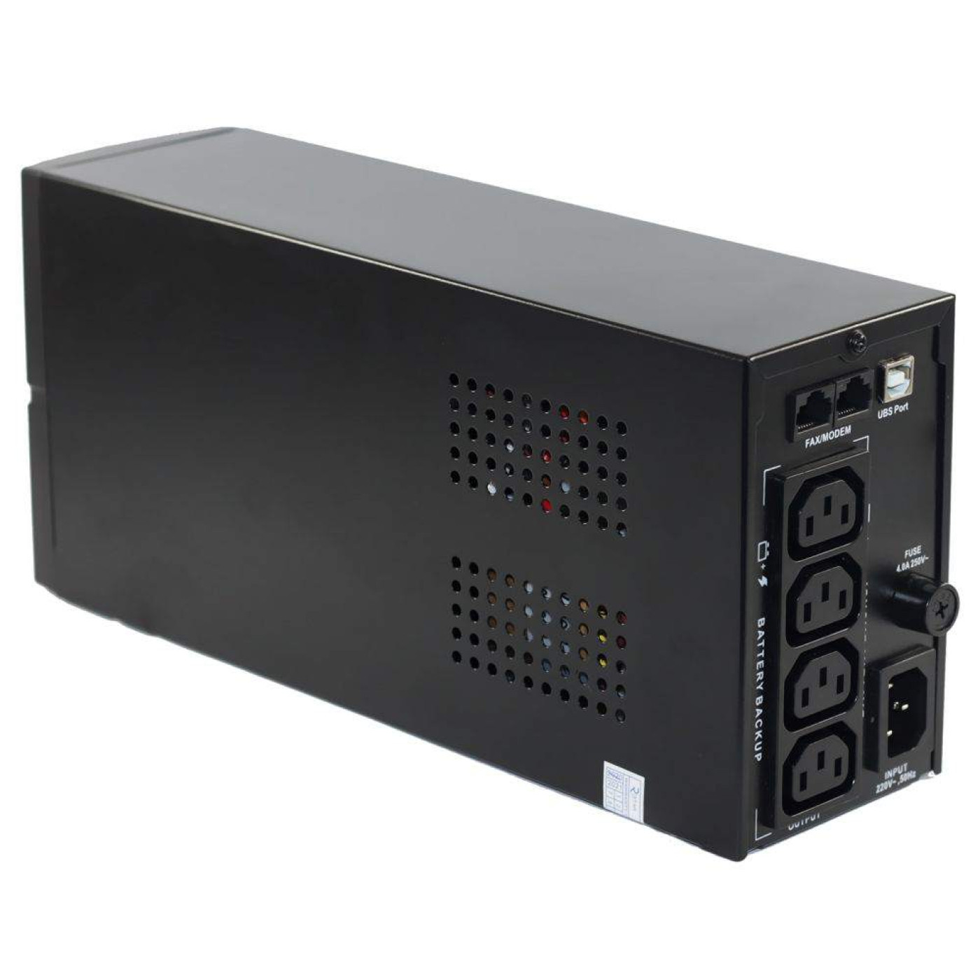 Источник бесперебойного питания Ritar 600 ВА / 360 Вт / 7 А*ч (RTP600L-UX-IEC)