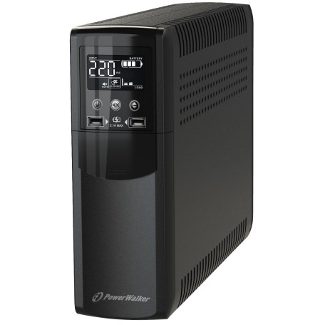 Джерело безперебійного живлення PowerWalker 1500 ВА / 1500 Вт / 9 А*ч (10121124)