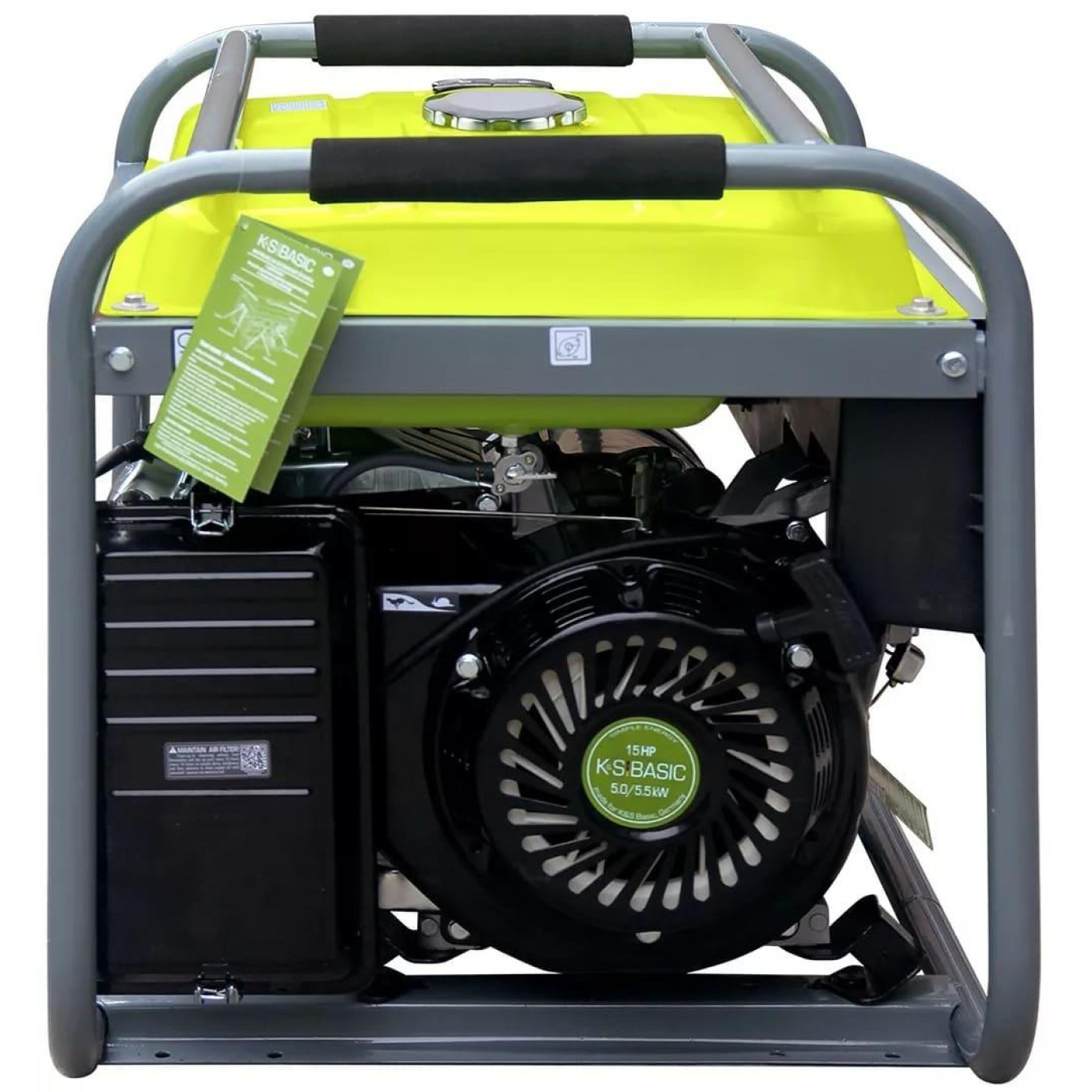 Генератор Синхронный Konner&Sohnen Basic KSB 70C, 230В, 5-5.5кВт, ручний стартер, 66.6кг / 5000 Вт / Бензин (KSB70C)